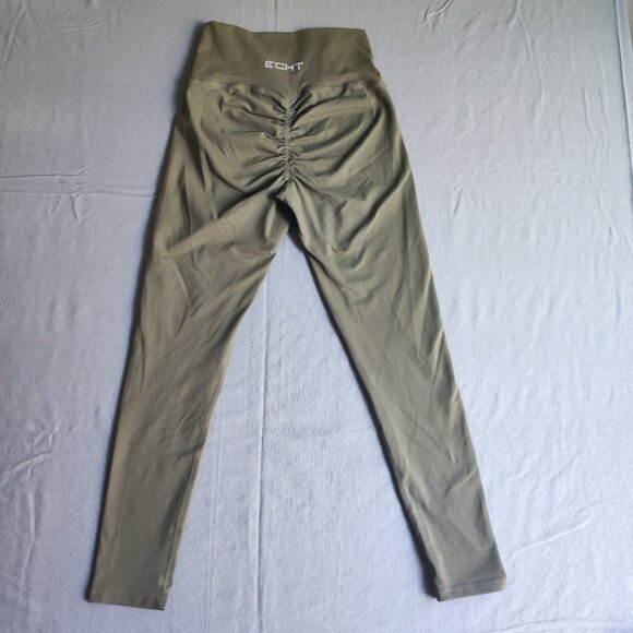 ECHT Force Scrunch leggings women's size 2 ? olive green - Picture 3 of 10